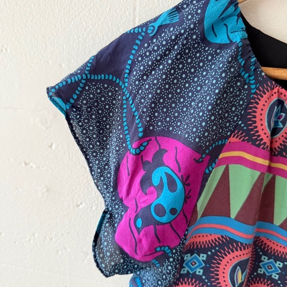 Marc Jacobs Colorful Patterned Silk Dress - Picture 5 of 10